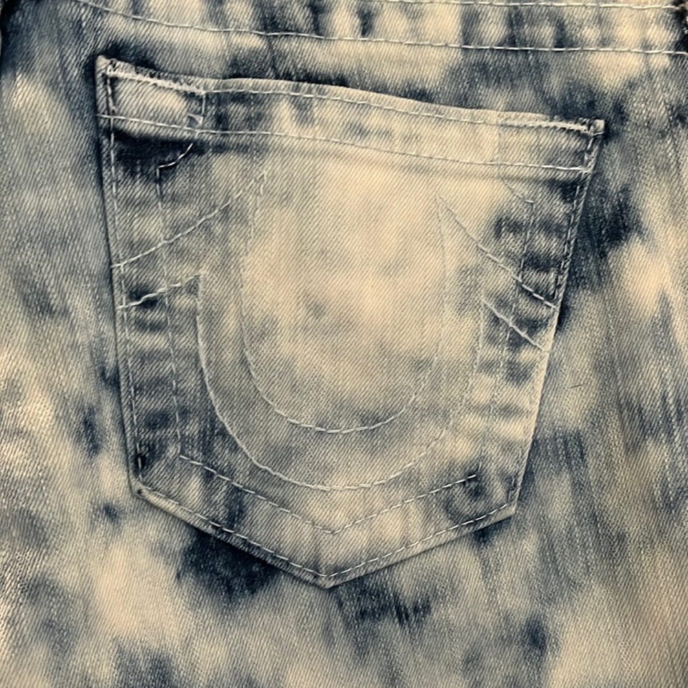 True Religion (Tye Dye Blue Wash design) size 27.
